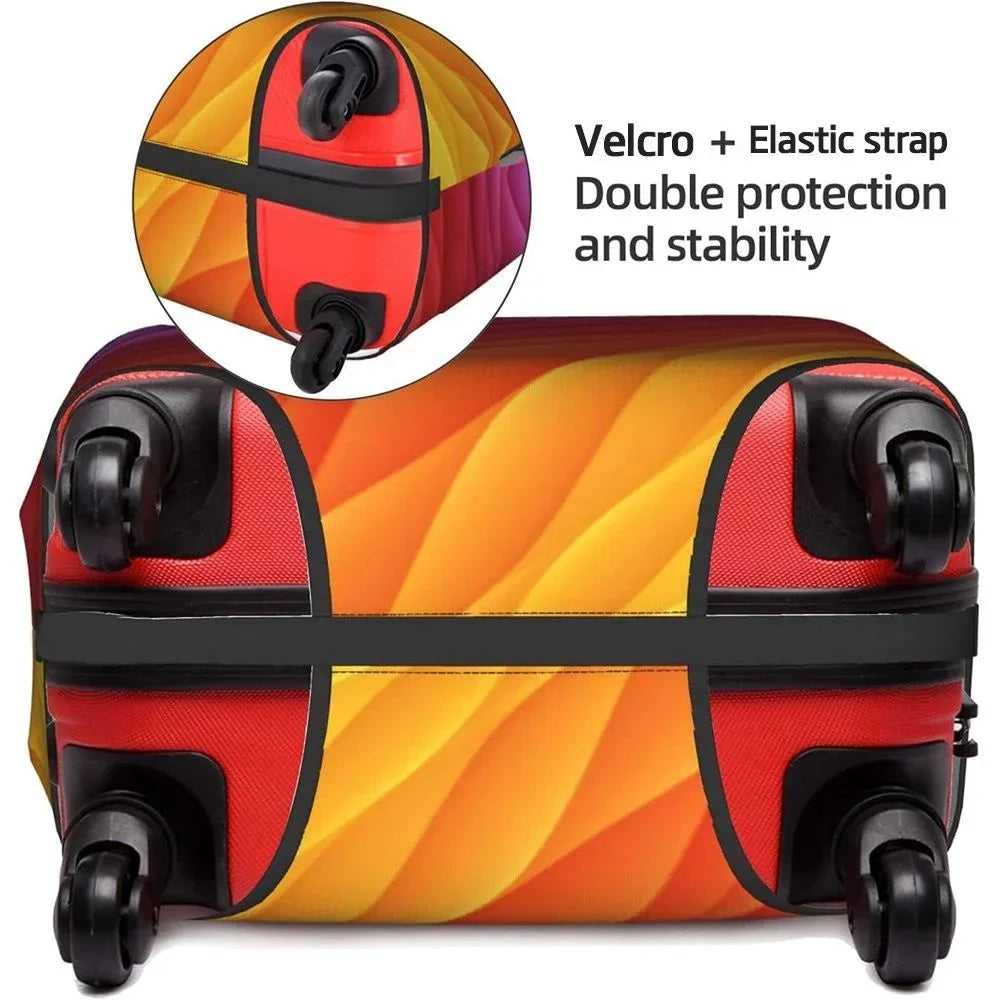 Stretch Fabric Luggage Cover Protector For Travel Suitcases