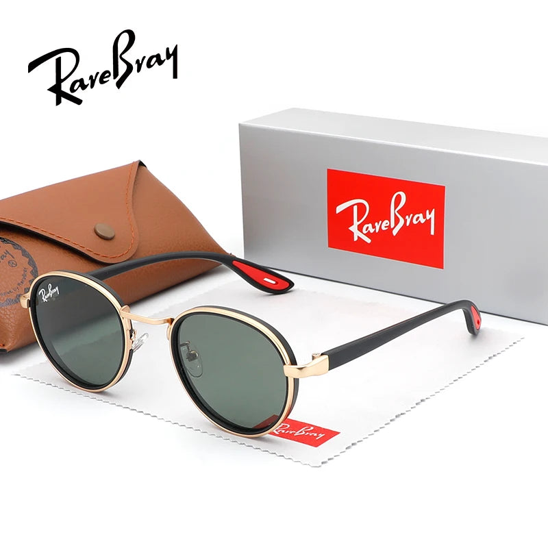 RareBray Classic Round Frame Sunglasses UV400 Polarized Fashion Glasses High Quality Men/Women Driving Leisure Eyewear