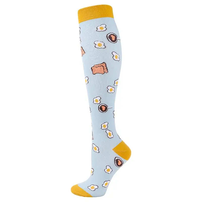 Unisex Breathable Compression Socks for Running and Everyday Wear