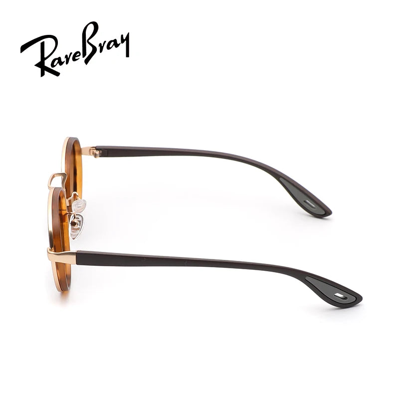 RareBray Classic Round Frame Sunglasses UV400 Polarized Fashion Glasses High Quality Men/Women Driving Leisure Eyewear