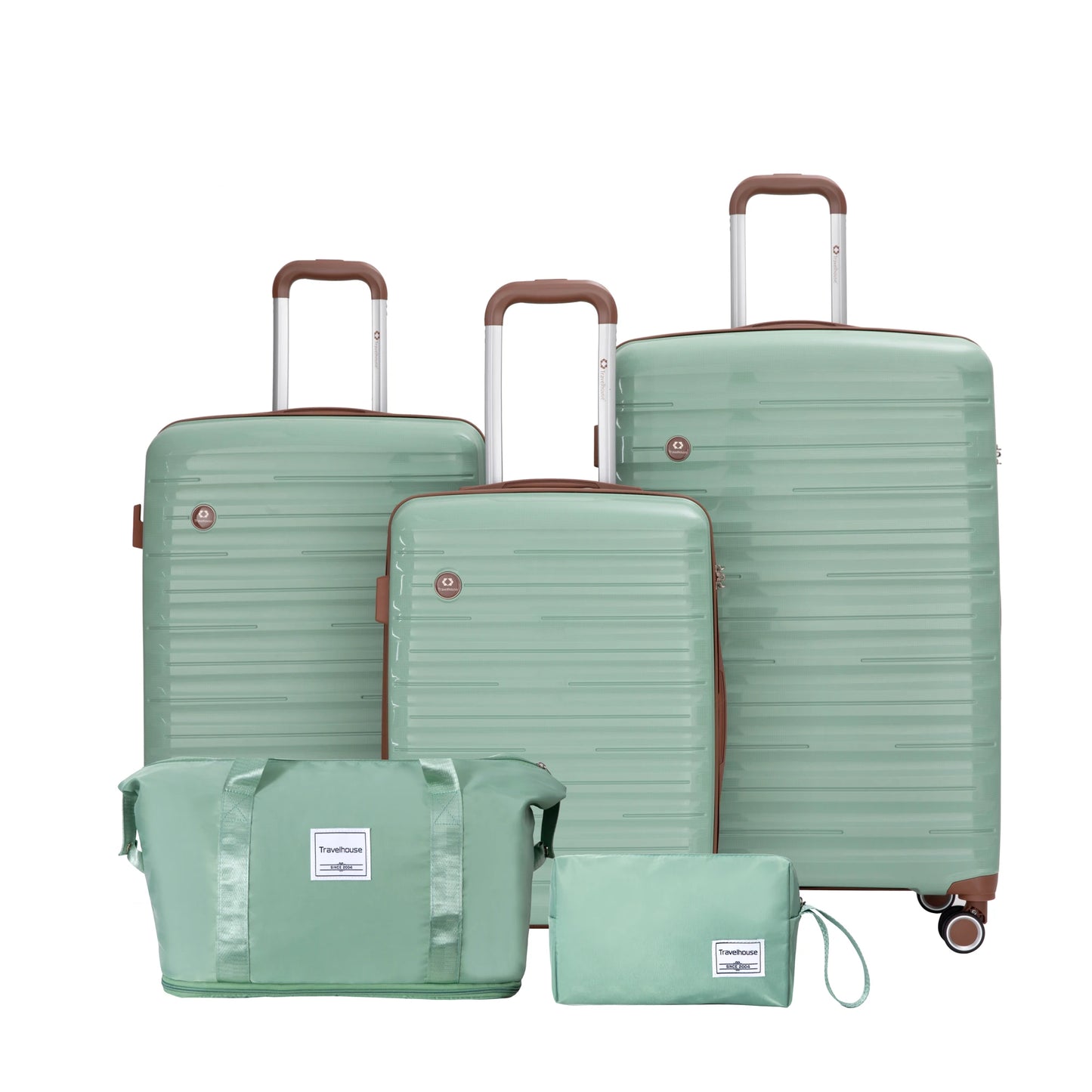 Travelhouse Luggage Sets With Spinner Wheels And TSA Lock Hardcase