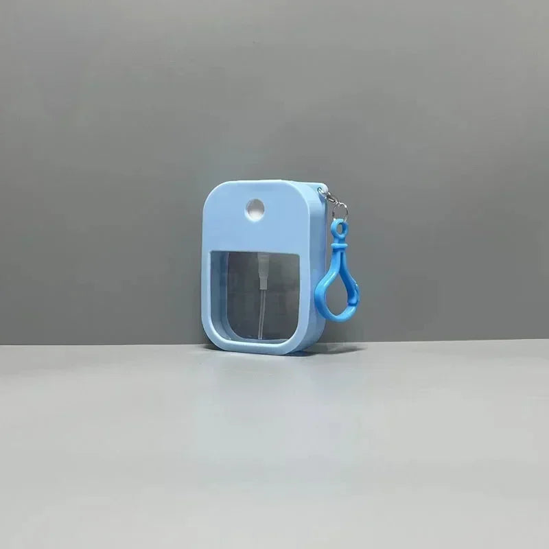 38ml Spray Small Sanitizing Spray Scented Vegan Hand Sanitizer  with Keychain Perfume Alcohol Water Spray Bottle Travel
