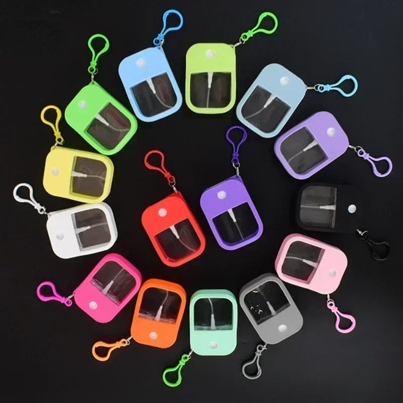 38ml Spray Small Sanitizing Spray Scented Vegan Hand Sanitizer  with Keychain Perfume Alcohol Water Spray Bottle Travel