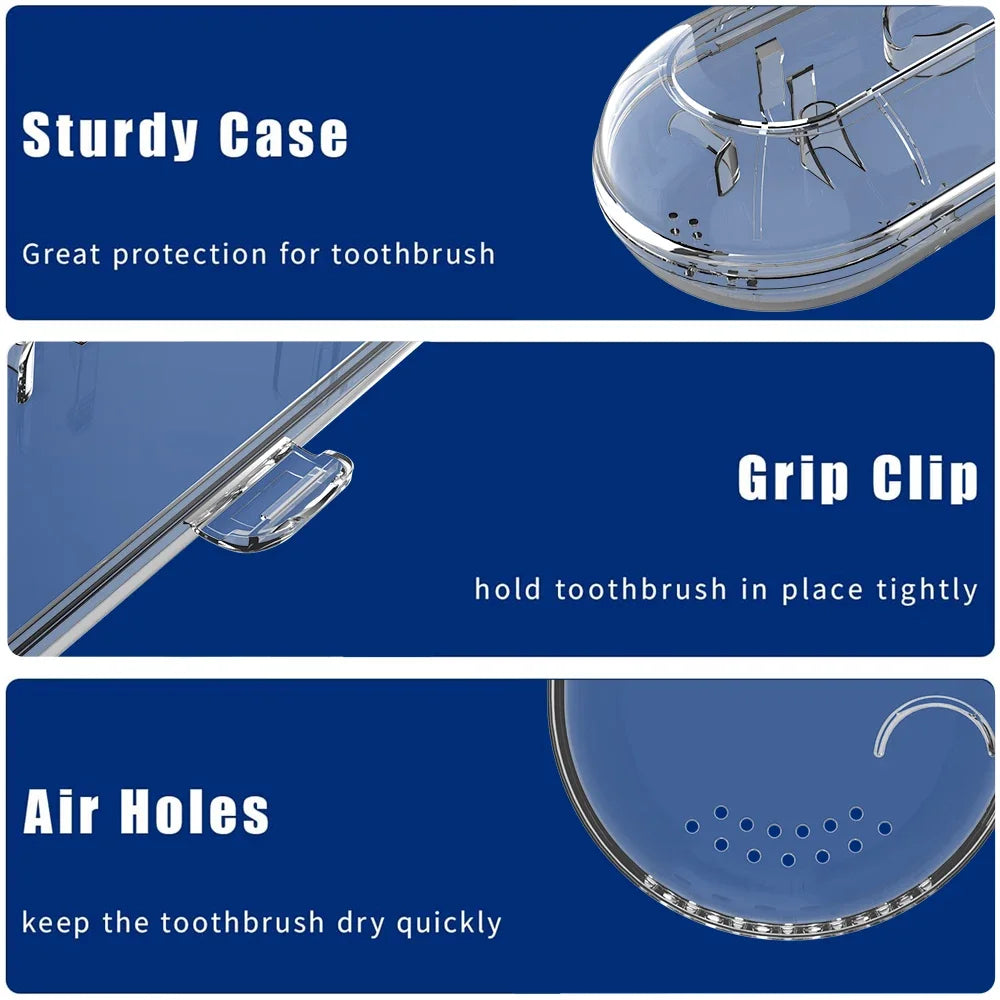 Travel Case for Philips Sonicare and Oral-B Electric Toothbrushes