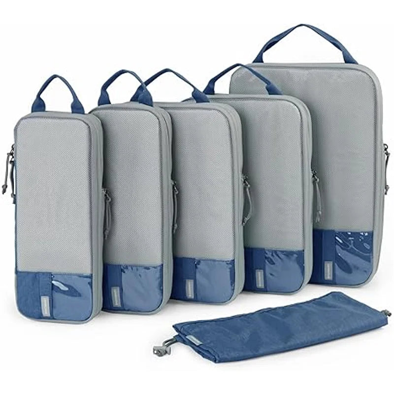 BAGSMART Compression Packing Cubes for Travel and Luggage Organization
