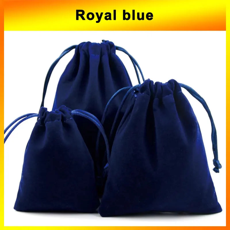 5/10Pcs Velvet Drawstring Bags Cloth Gift Bag Velvet Storage Pouch Velour Favors For Jewelry Wedding Party Candy Bag 5x7-15x20cm
