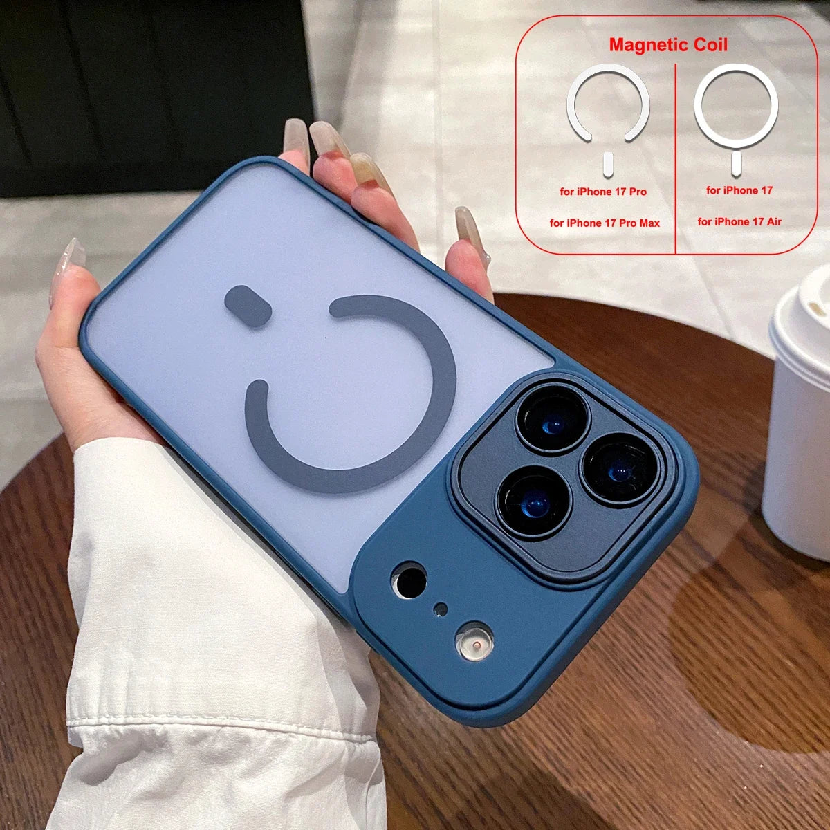 LICOERS Magnetic Case For iPhone 17 Pro Max Shockproof