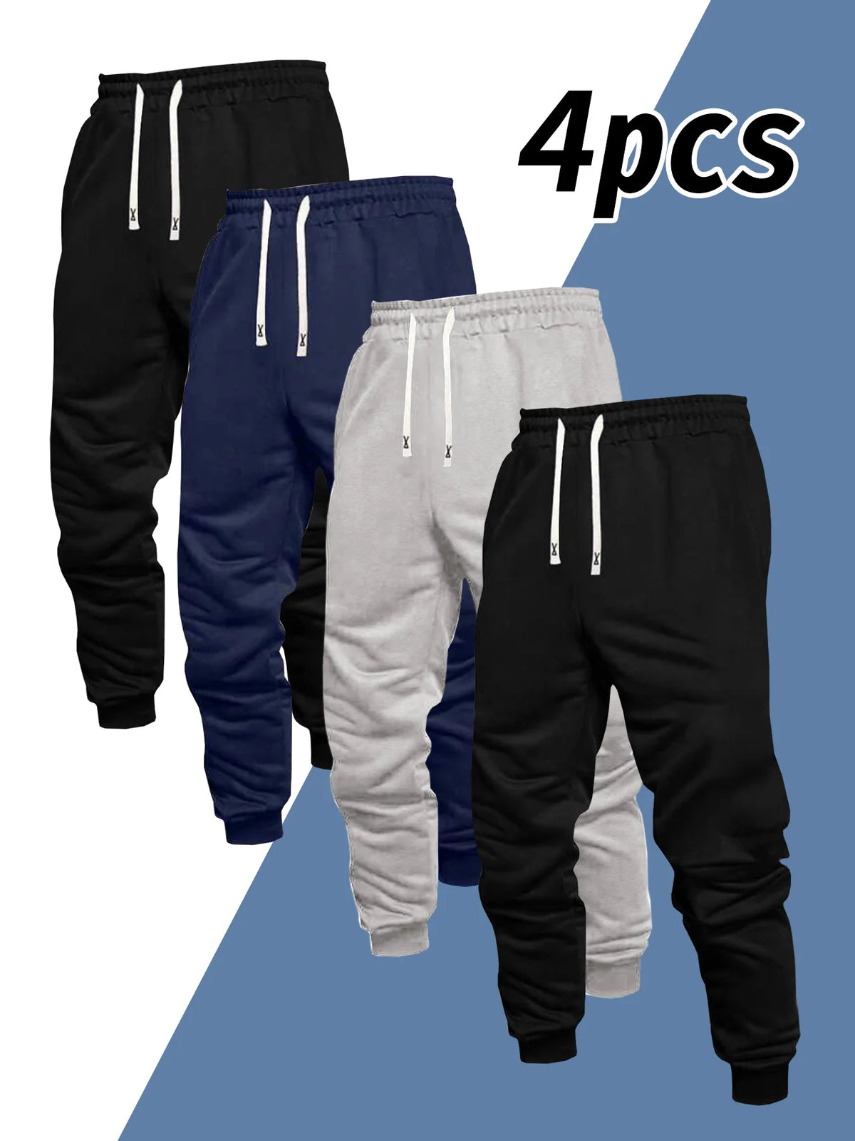 Mens Casual Drawstring Jogger Pants For Everyday Outdoor Wear