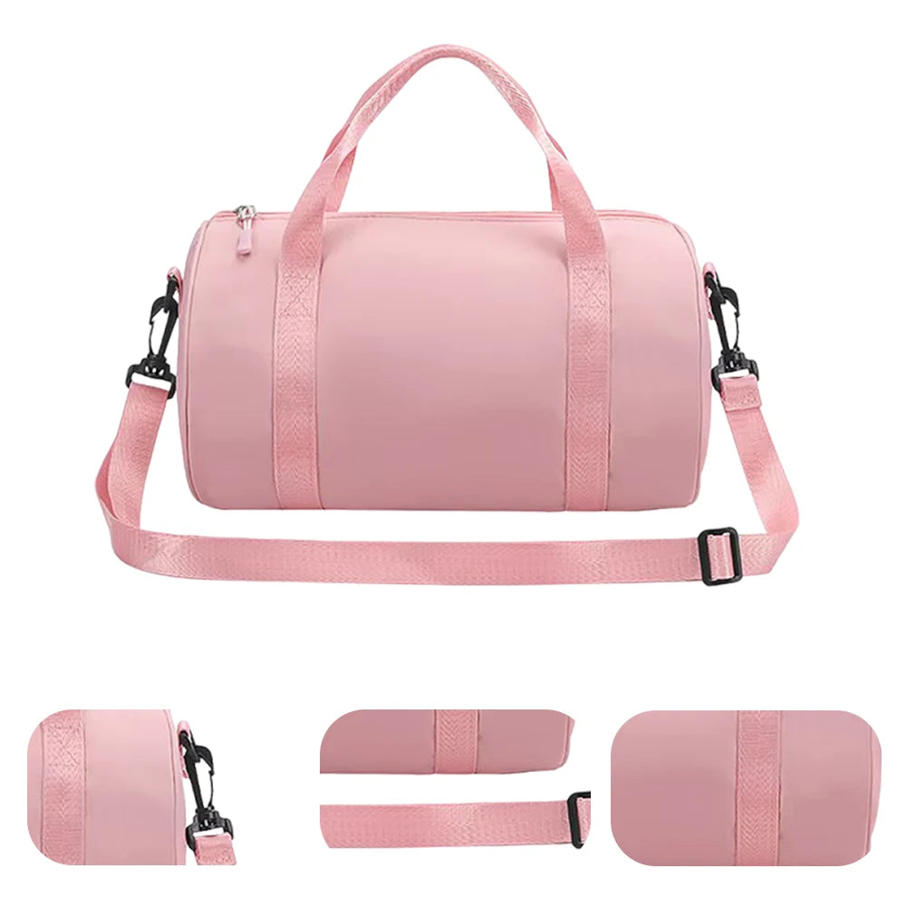 Ballerina Bag Solid Color Small Duffle Bag Lightweight Dance Jazz Storage Bag for Fitness Workout Travel Dance Ballet Swim