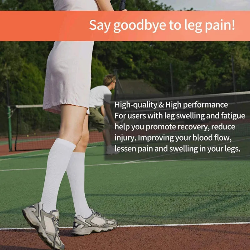Compression Socks 30mmHg Unisex Three Pairs Knee High Pack