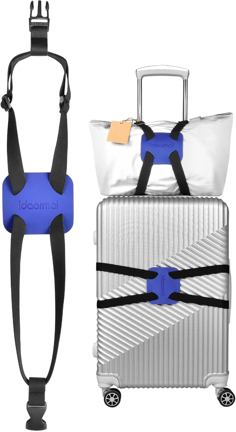 Adjustable Luggage Strap Bungee Belt for Suitcase Travel and Bag Attachment