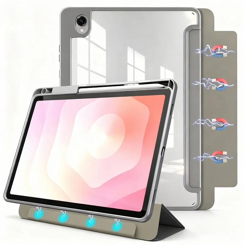 With Pencil Holder Case for Samsung Galaxy Tab S11 11 Detachable Cover Samsung Galaxy Tab A11 + Plus 11 A9 Plus 11" 8.7 Magnetic