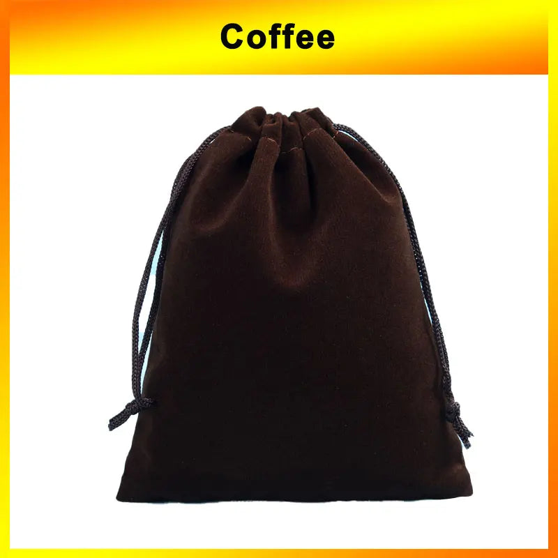5/10Pcs Velvet Drawstring Bags Cloth Gift Bag Velvet Storage Pouch Velour Favors For Jewelry Wedding Party Candy Bag 5x7-15x20cm