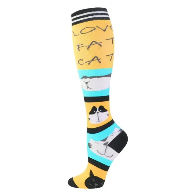 Unisex Breathable Compression Socks for Running and Everyday Wear
