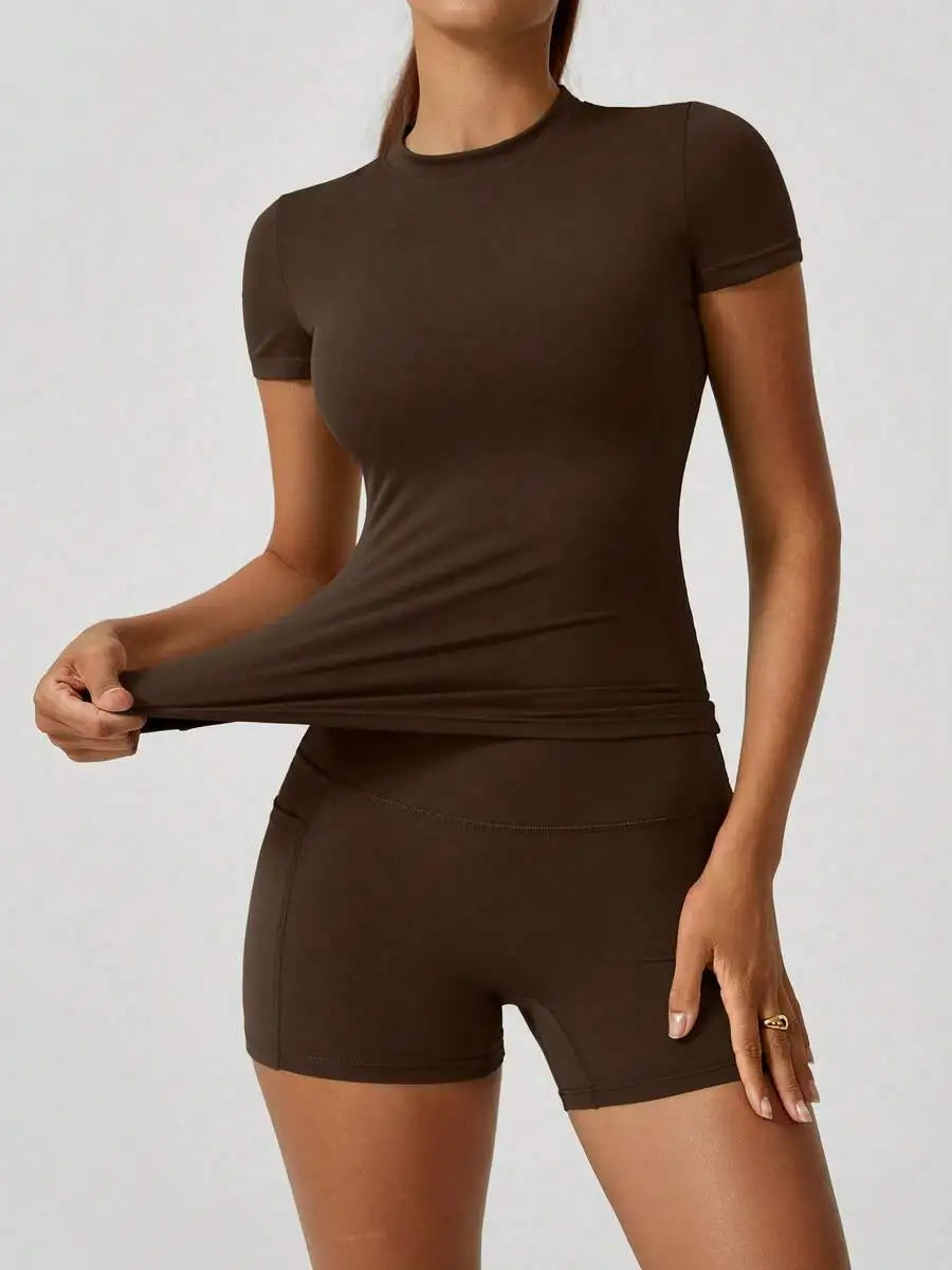 Women's Seamless High Waist Tummy Control Butt Lifting Compression Shorts