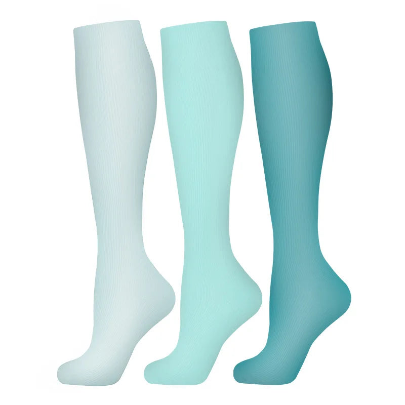 Compression Socks 30mmHg Unisex Three Pairs Knee High Pack