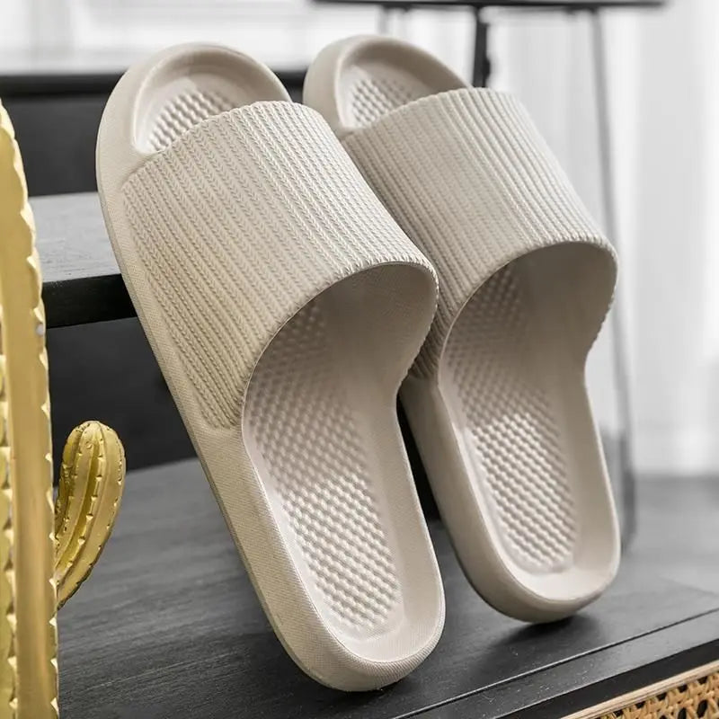 KSJXMY Platform Slippers Women EVA Non-Slip Indoor Slides