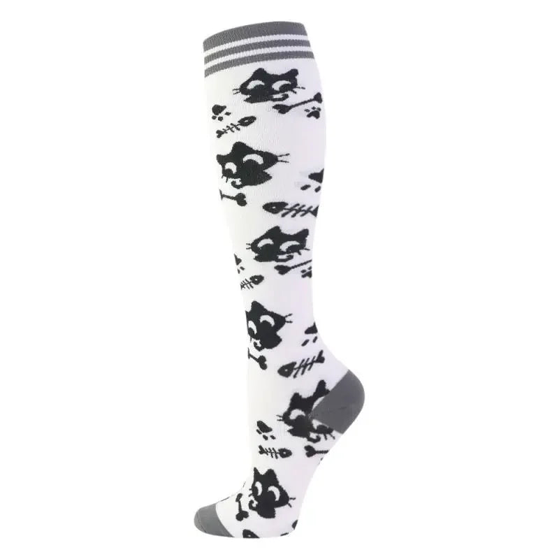 Unisex Breathable Compression Socks for Running and Everyday Wear