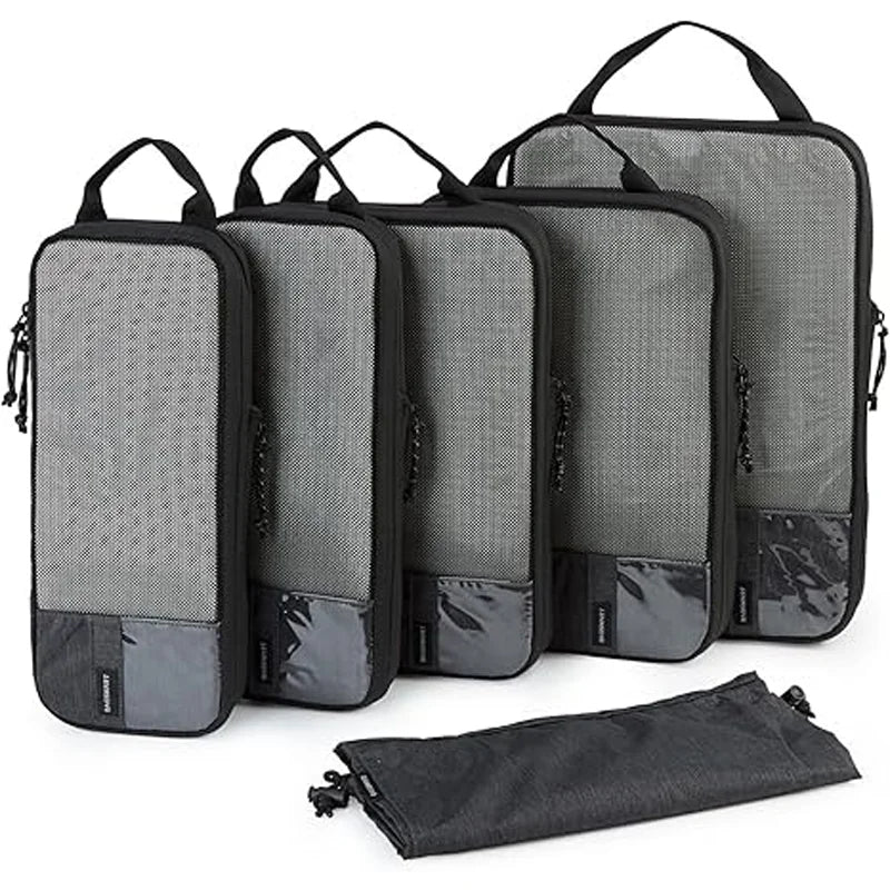 BAGSMART Compression Packing Cubes for Travel and Luggage Organization