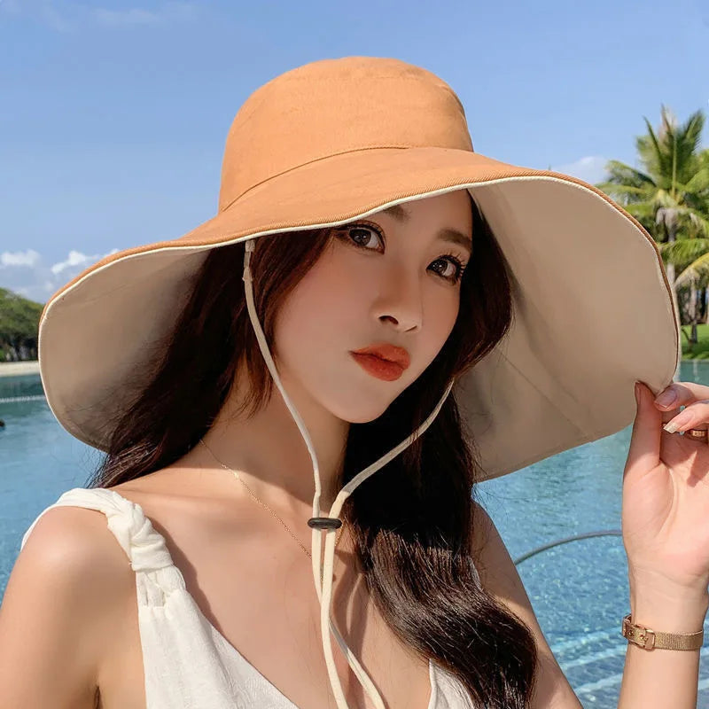 Wide Brim UPF 50 Sun Hat For Women Travel Protection
