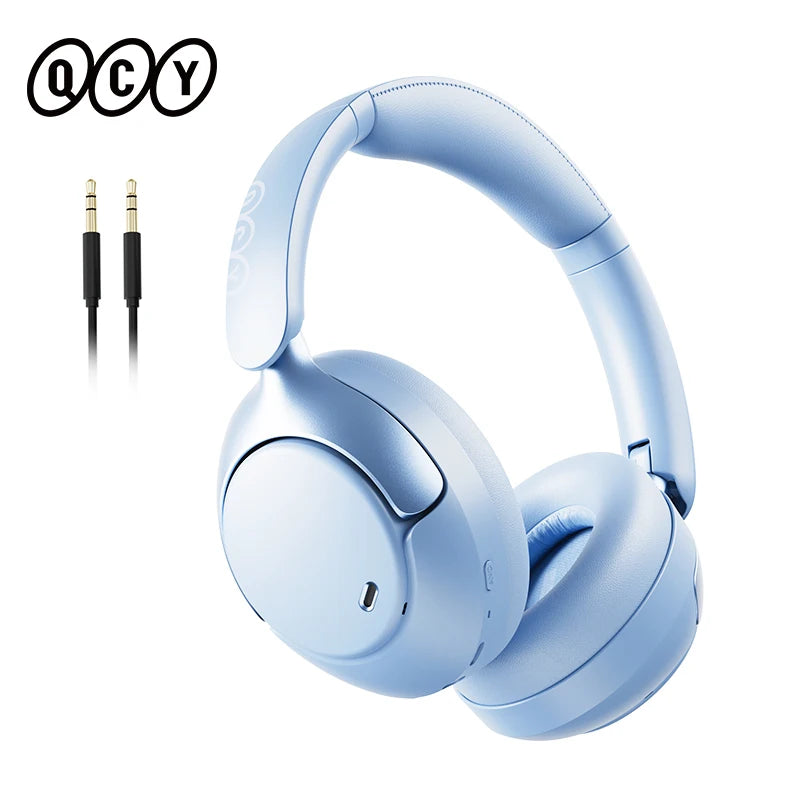 QCY H3 Pro Adaptive Noise Cancelling Wireless Over Ear Headphones
