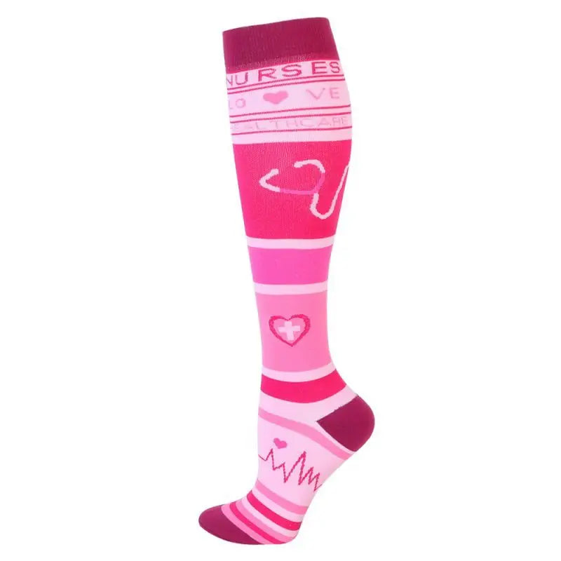 Unisex Breathable Compression Socks for Running and Everyday Wear