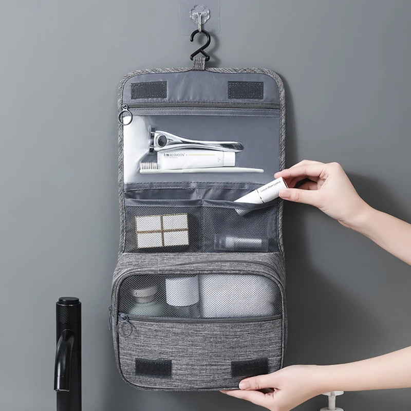 AEHOME Hanging Toiletry Bag Travel Organizer Water-Resistant Polyester
