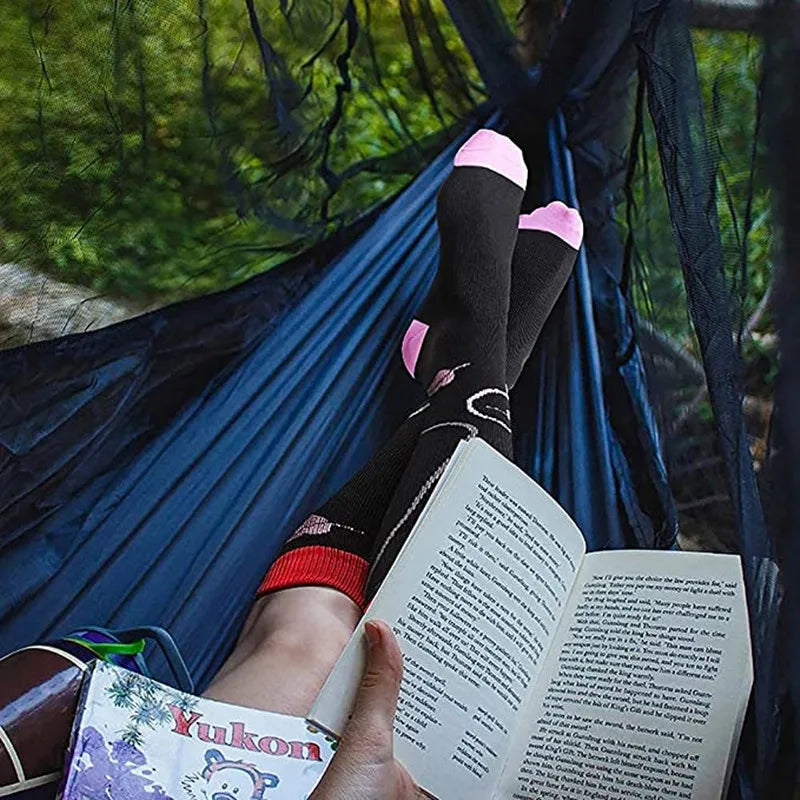 Unisex Breathable Compression Socks for Running and Everyday Wear
