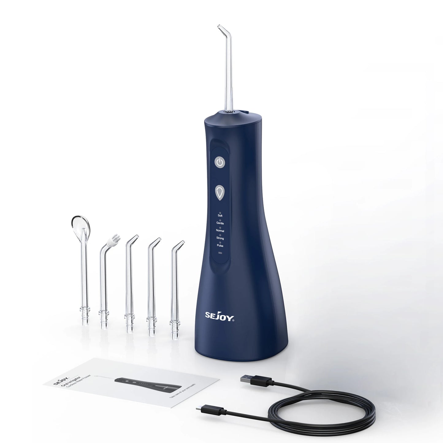 SEJOY Water Flosser Irrigator With Five Modes And Eight Tips