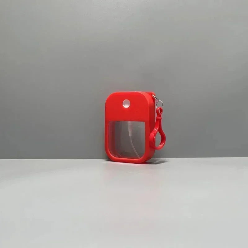 38ml Spray Small Sanitizing Spray Scented Vegan Hand Sanitizer  with Keychain Perfume Alcohol Water Spray Bottle Travel