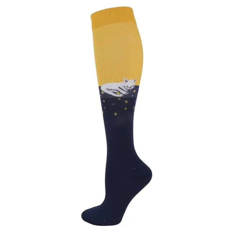 Unisex Breathable Compression Socks for Running and Everyday Wear