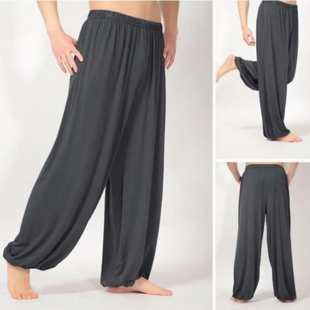 Men Pants Casual Baggy Yoga Harem Pants Summer Loose Breathable Casual Baggy Trousers Joggers Sweatpants men clothing