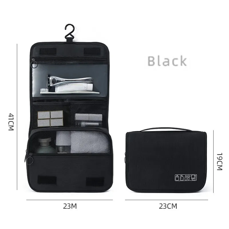 AEHOME Hanging Toiletry Bag Travel Organizer Water-Resistant Polyester