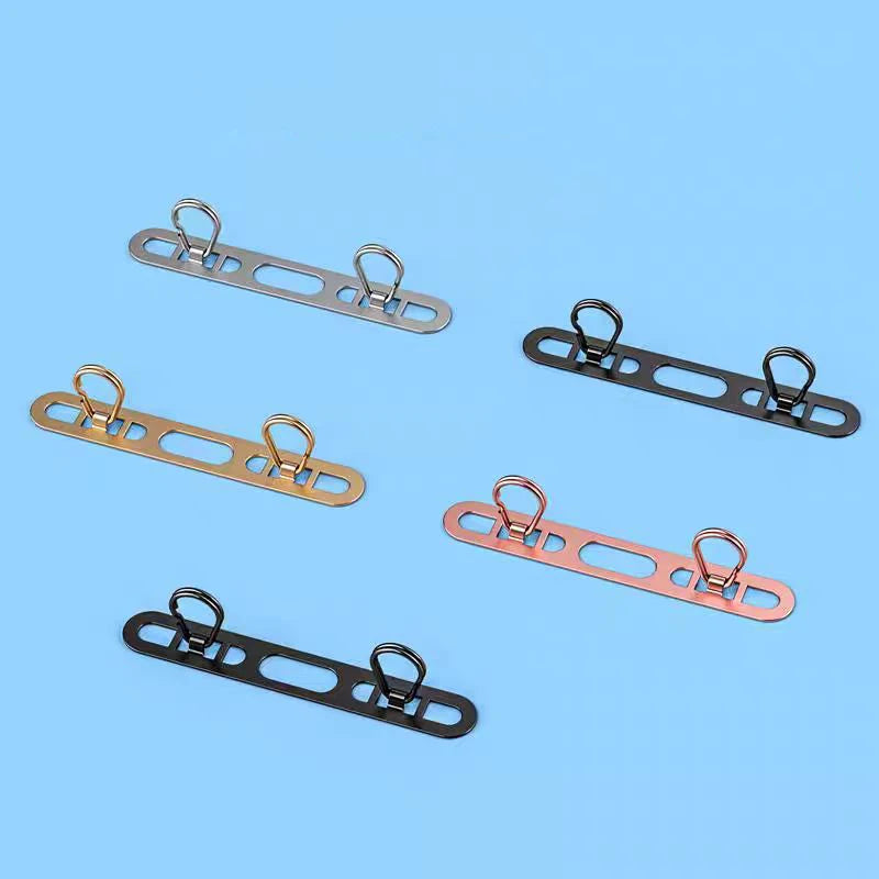 1pcs Stainless Steel Mobile Phone Lanyard Patch Side Hanging Clip Double Buckle Phone Straps Gasket Metal Connect Piece for