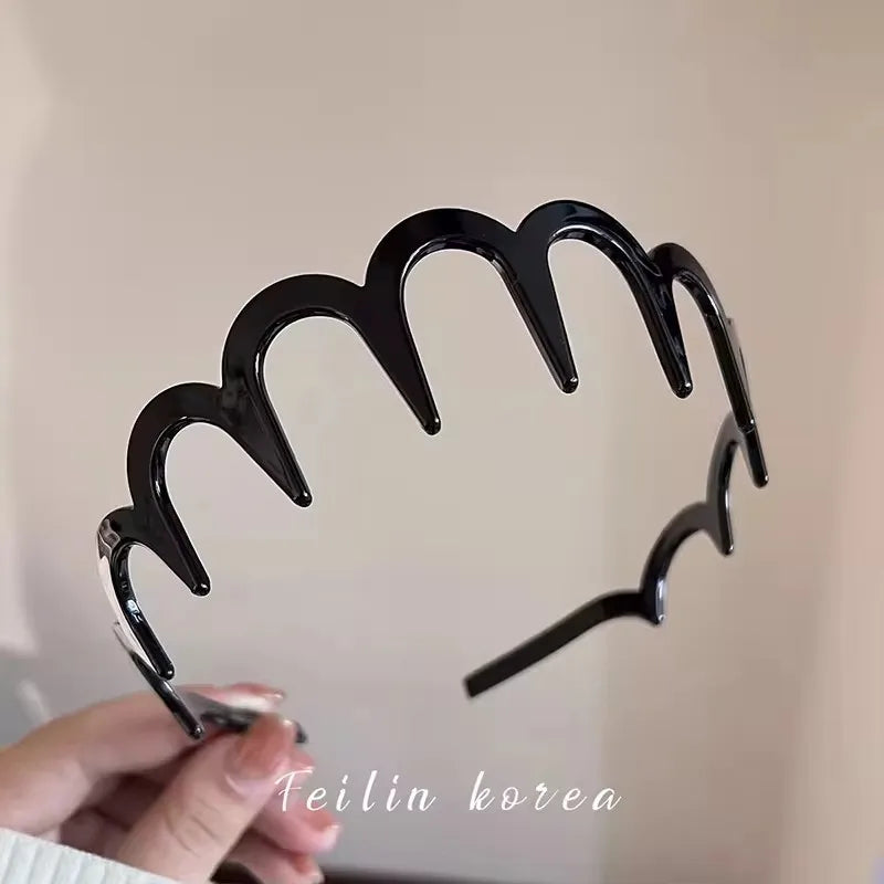 PjNewesting Plastic Non Slip Hair Comb Headband Set Women Accessories