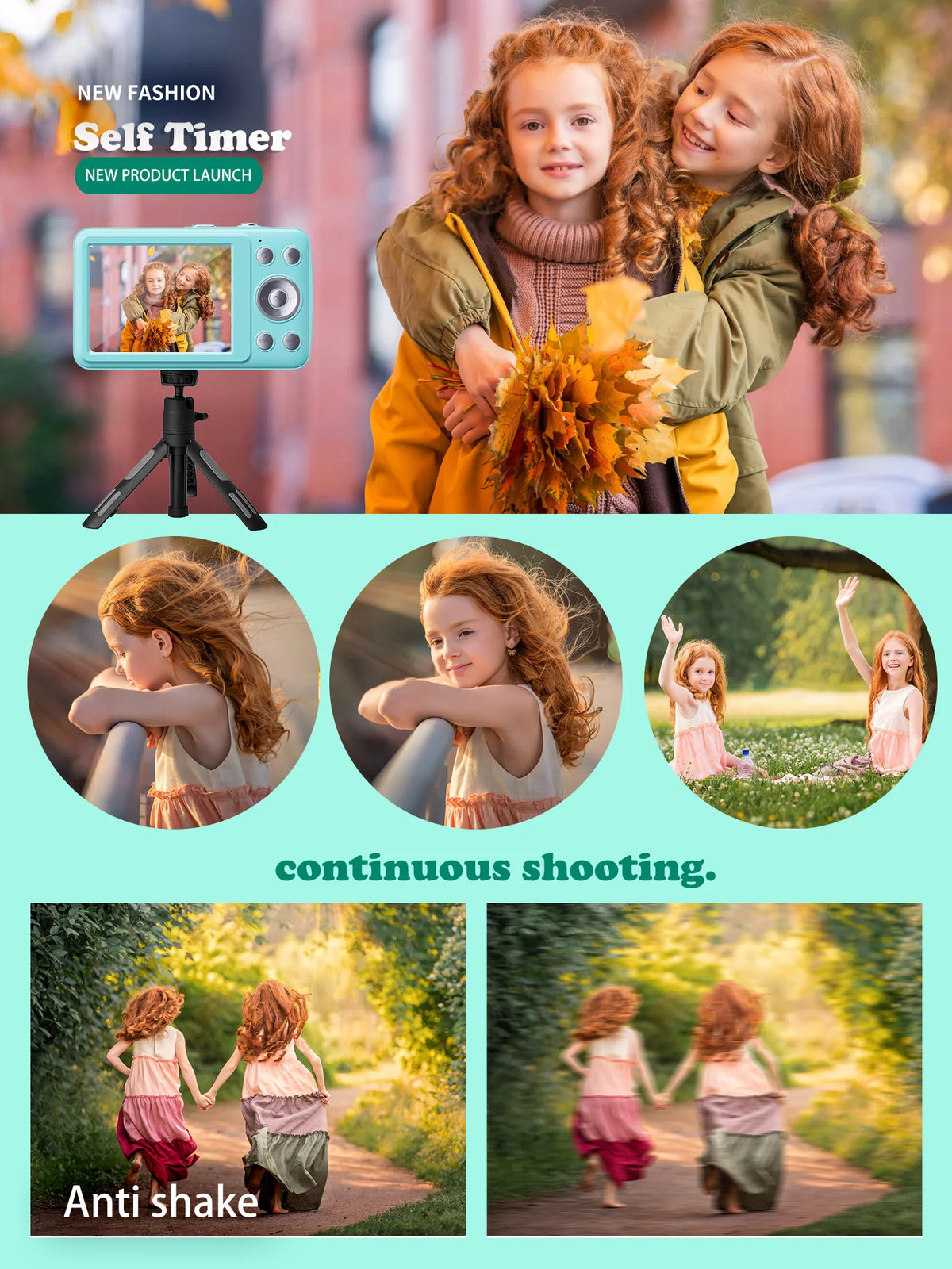 W&O 48MP Digital Camera With 16X Zoom And 32GB Memory