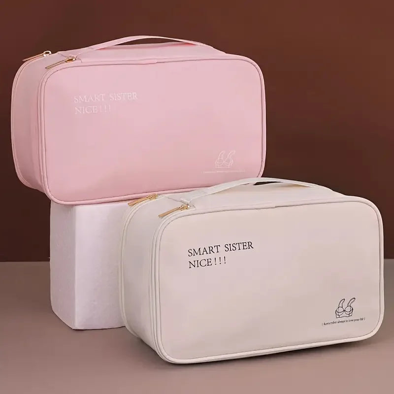 Waterproof Double Layer Travel Underwear Storage Bag