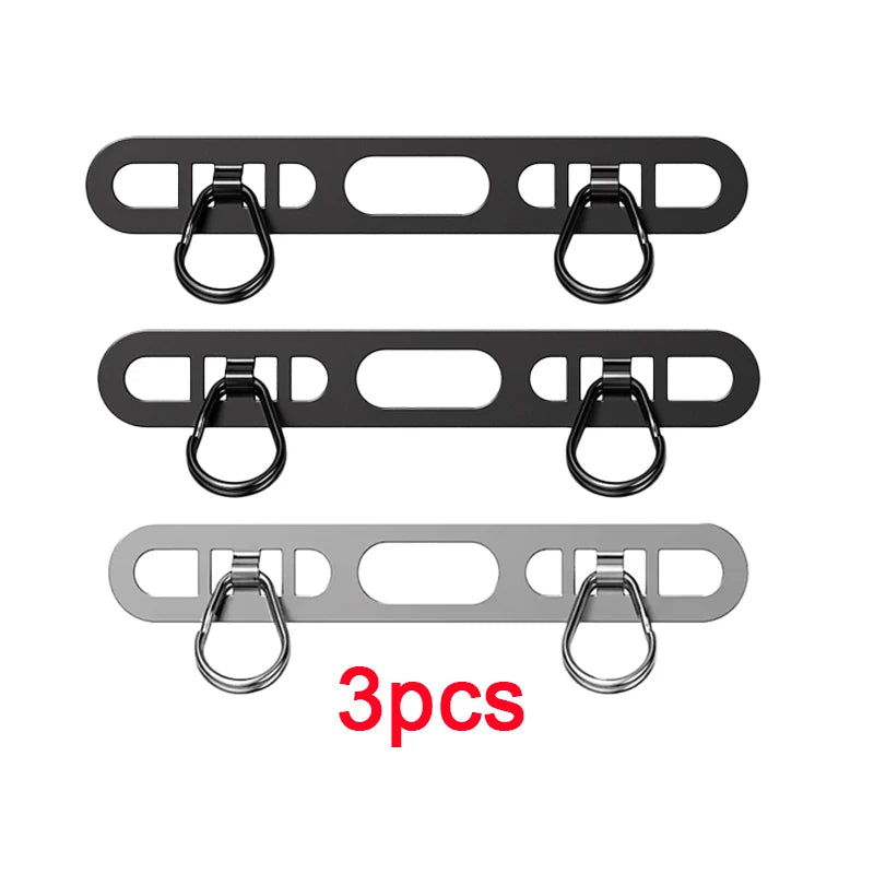 1pcs Stainless Steel Mobile Phone Lanyard Patch Side Hanging Clip Double Buckle Phone Straps Gasket Metal Connect Piece for