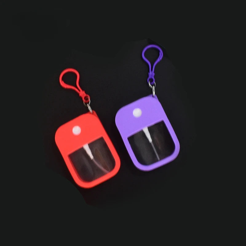 38ml Spray Small Sanitizing Spray Scented Vegan Hand Sanitizer  with Keychain Perfume Alcohol Water Spray Bottle Travel