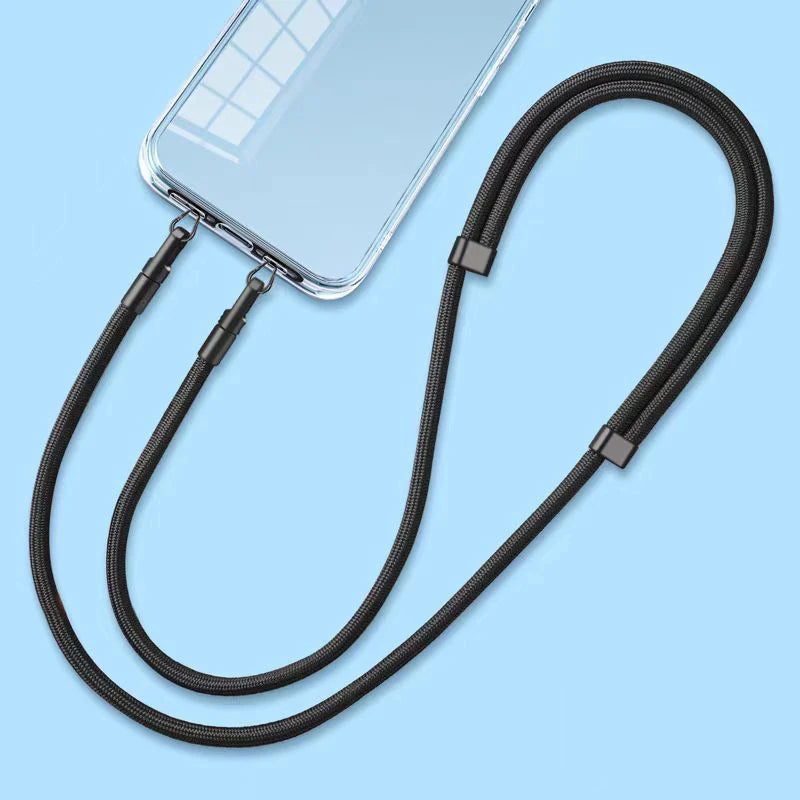 1pcs Stainless Steel Mobile Phone Lanyard Patch Side Hanging Clip Double Buckle Phone Straps Gasket Metal Connect Piece for