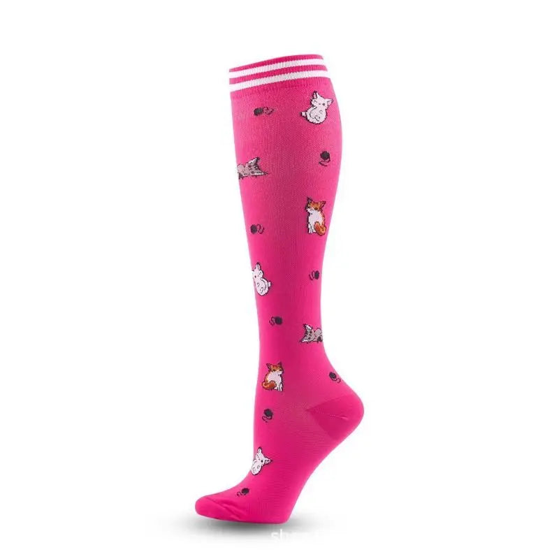 Unisex Breathable Compression Socks for Running and Everyday Wear