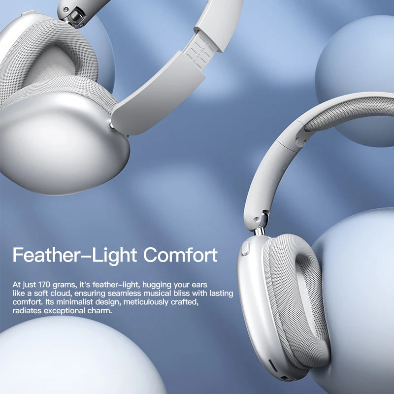 Wireless Bluetooth Over-Ear Headphones Hi-Res Audio Foldable