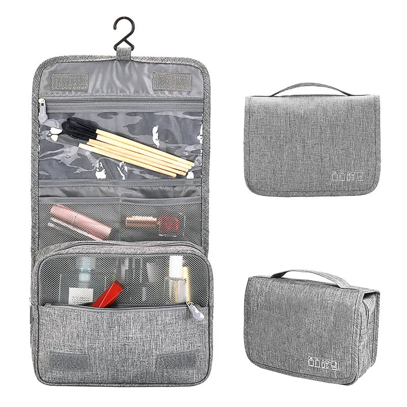 AEHOME Hanging Toiletry Bag Travel Organizer Water-Resistant Polyester
