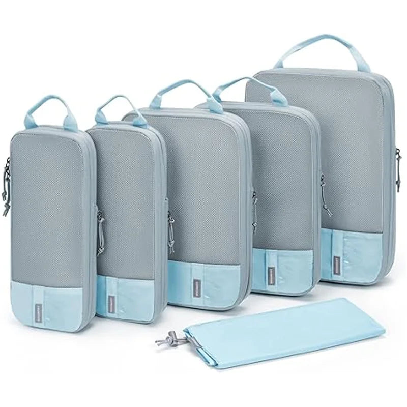 BAGSMART Compression Packing Cubes for Travel and Luggage Organization