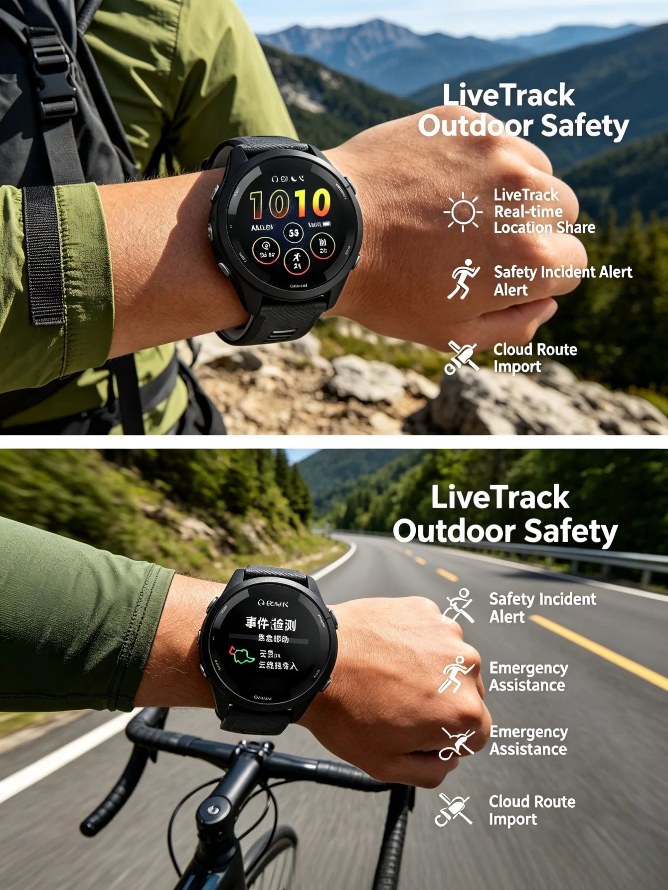 Garmin Forerunner 265 GPS Running Smartwatch Advanced Training Heart Rate
