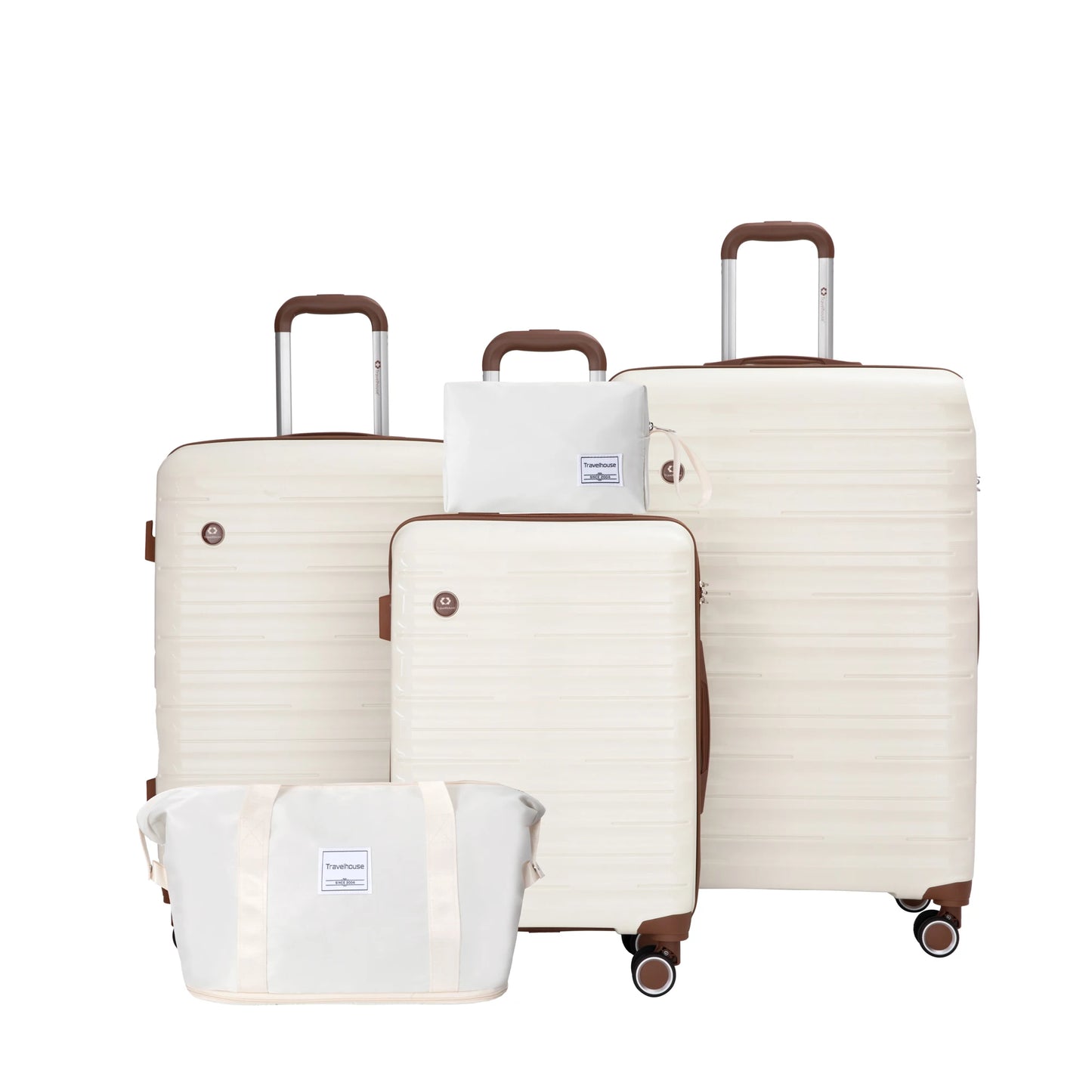 Travelhouse Luggage Sets With Spinner Wheels And TSA Lock Hardcase
