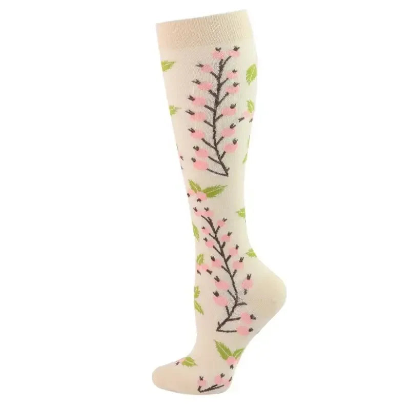 Unisex Breathable Compression Socks for Running and Everyday Wear