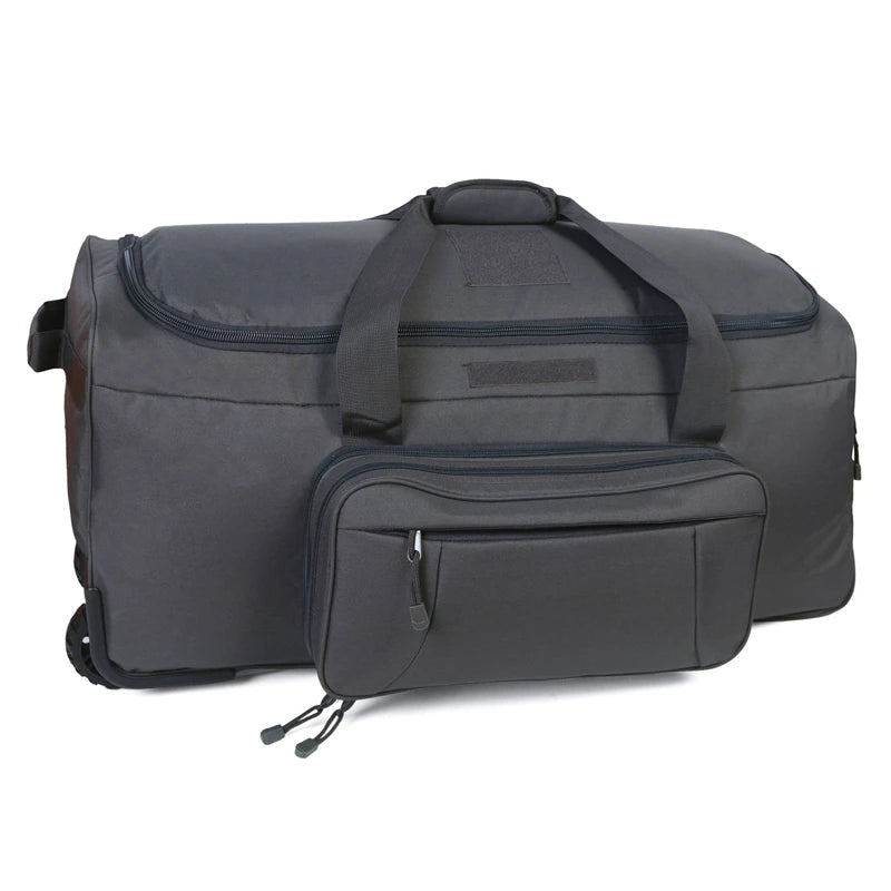 Q Tactical Rolling Duffel Bag for Camping Hiking Travel Luggage