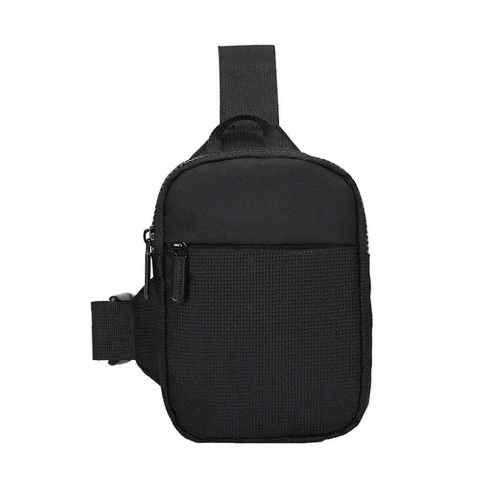 Mini Chest Bag for Men Women Casual Sling Shoulder Crossbody Pack Nylon Waterproof for Outdoor Running Cycling Travel Phone 2026