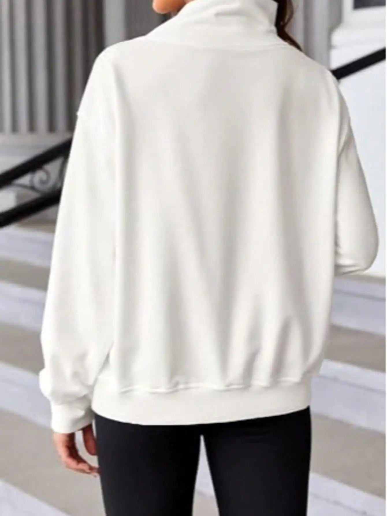 Fisoew Oversized Ribbed Turtleneck Sweater Long Sleeve Knit Pullover Top Casual Loose Fit Shirt winter clothes women sweatshirt